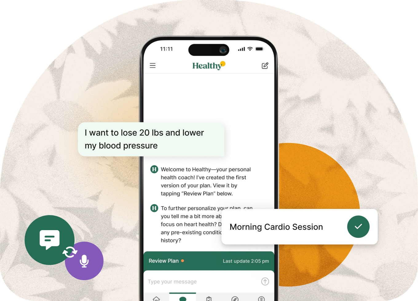 Healthy product mockup